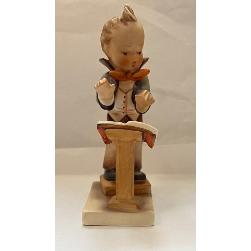 MI Hummel Band Leader #129 TMK3 1960-63 Goebel W Germany 5.25” Bandleader Boy
